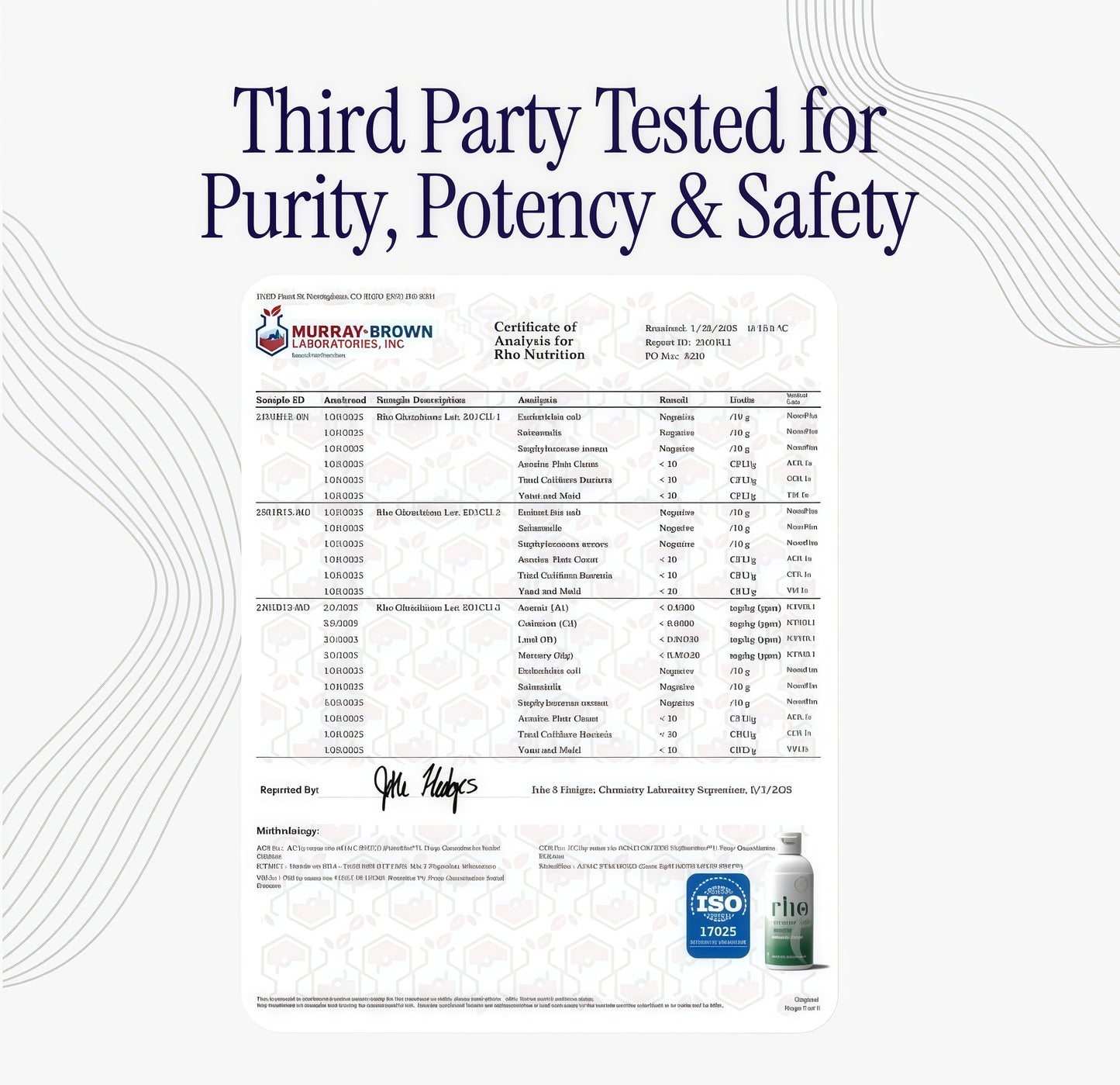 Rho Nutrition Liposomal Glutathione -Ultra High Absorption LiquidGlutathione Supplement -SupportsNatural Detoxification, lmmune System,Skin Health, Mental Clarity & Overall Well-Being